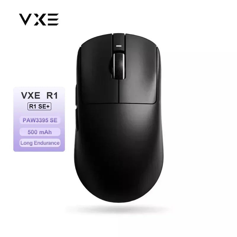 VXE Dragonfly R1 Pro MAX 2.4G WirelessGaming Mouse PAW3395 26000DPI 3-mode Connection with Low Latency Wired Gaming Mouse