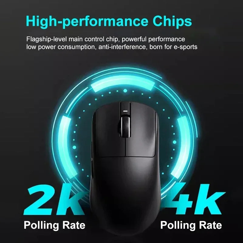 VXE Dragonfly R1 Pro MAX 2.4G WirelessGaming Mouse PAW3395 26000DPI 3-mode Connection with Low Latency Wired Gaming Mouse